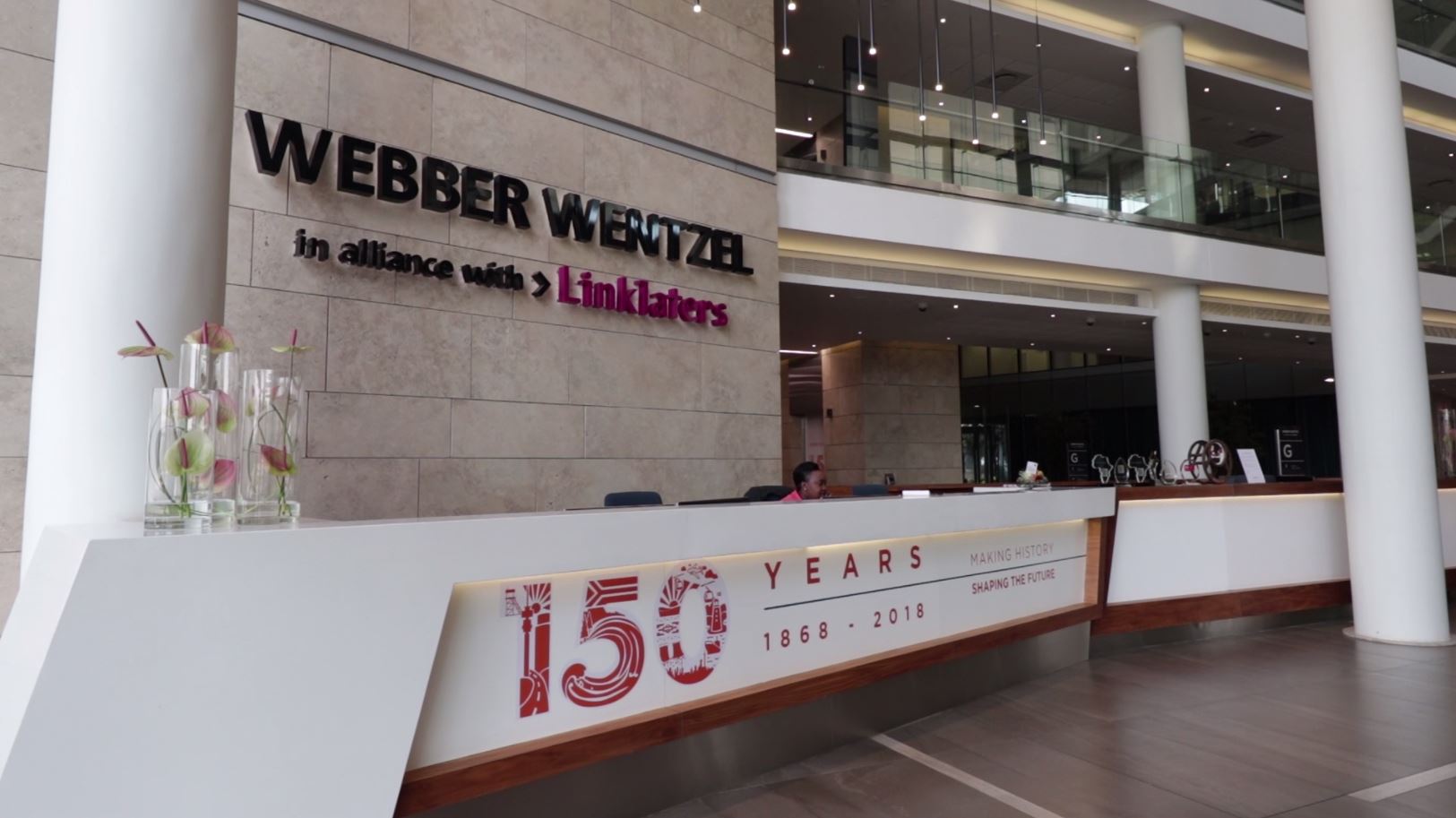 Webber Wentzel reception area