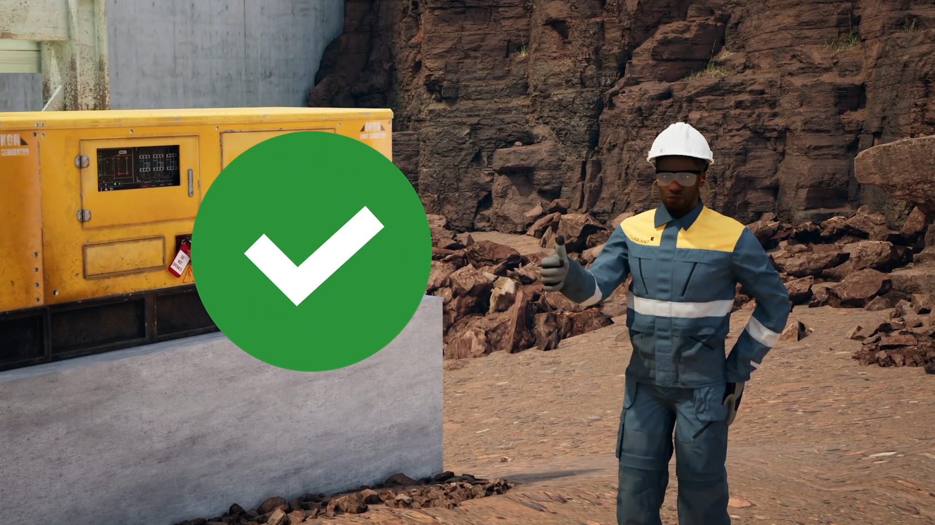 3D safety animation