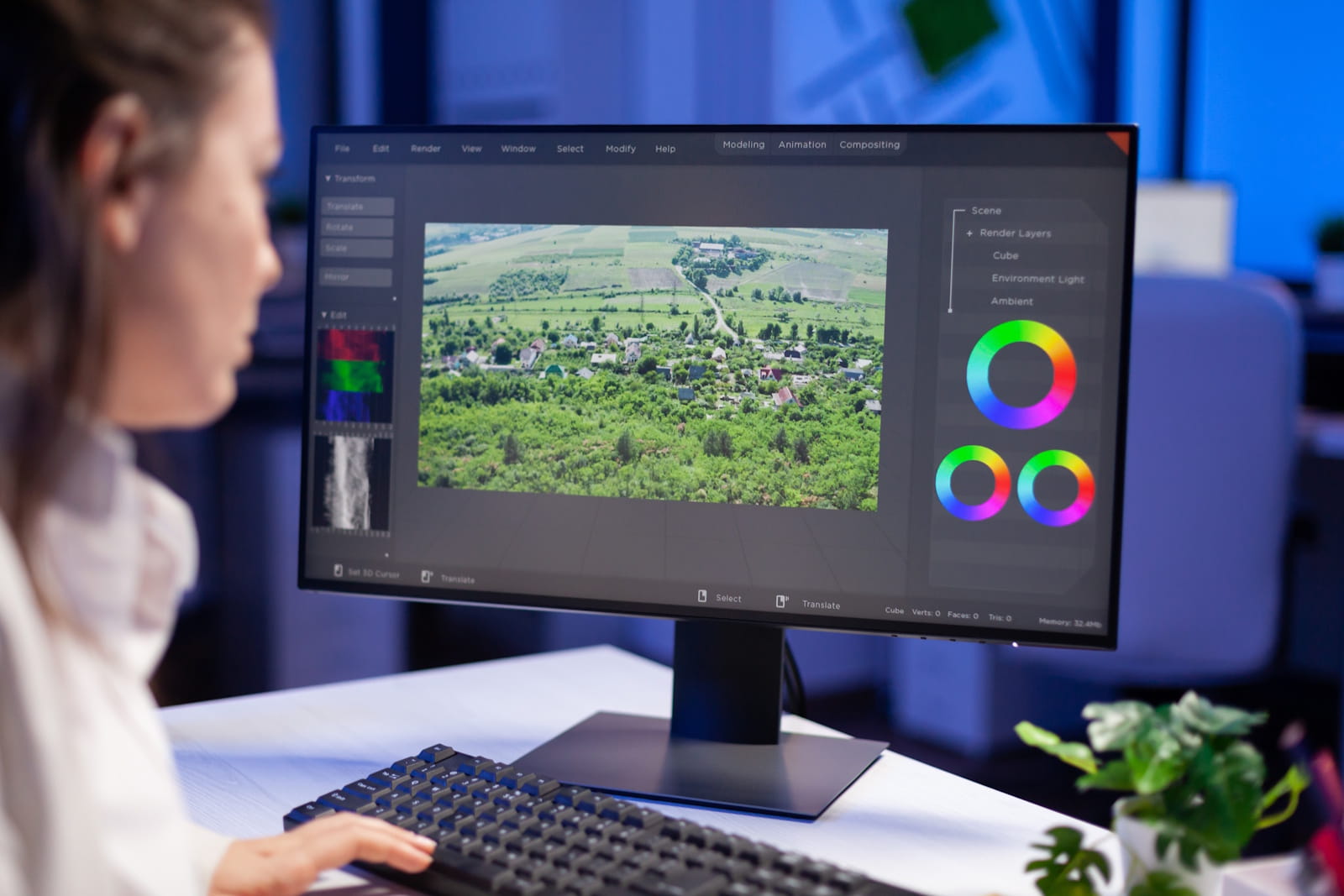colour grading in corporate, commercial and training videos